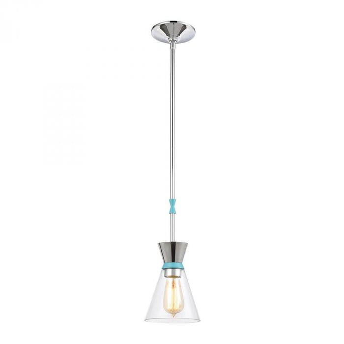 Elk Modley 1 Light Mini Pendant In Polished Model: 46473/1