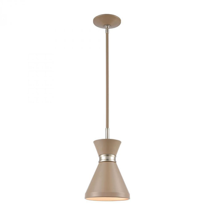 Elk Modley 1 Light Mini Pendant In Warm Gray With Model: 46543/1