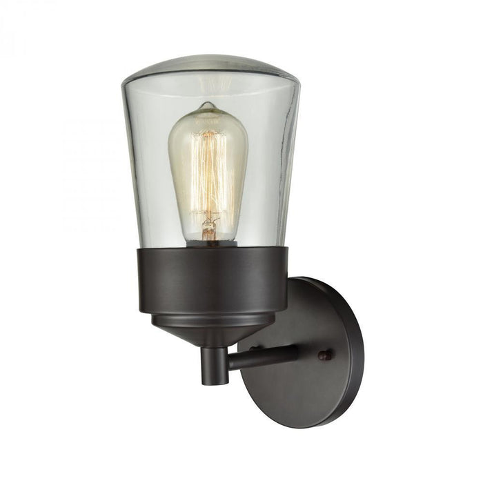 Elk Mullen Gate 1 Light Outdoor Wall Lamp In Oil Model: 45116/1