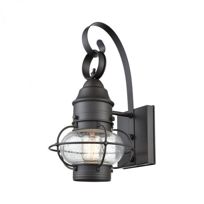 Elk Onion 1 Light Outdoor Wall Lamp In Oil Rubbed Model: 57180/1