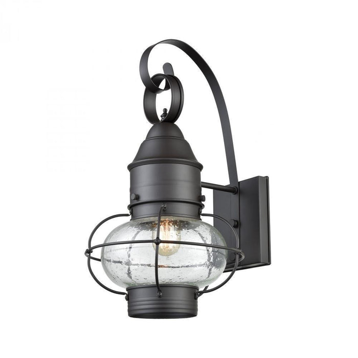 Elk Onion 1 Light Outdoor Wall Lamp In Oil Rubbed Model: 57181/1