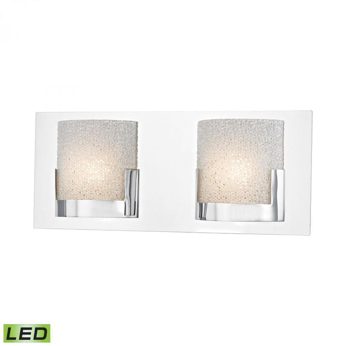 Alico (Elk) Ophelia 2 Light Vanity Sconce In Chrome With Model: BVL1202-0-15