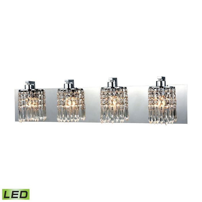 Elk Optix 4 Light Vanity Sconce In Polished Model: 11238/4-LED