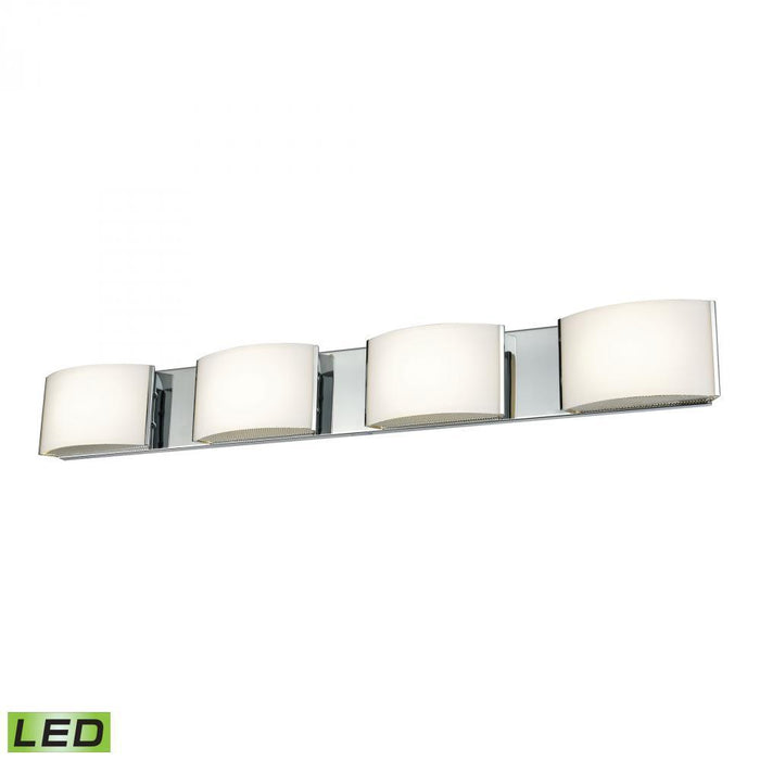 Alico (Elk) Pandora 4 Light Vanity Sconce In Chrome With Model: BVL914-10-15