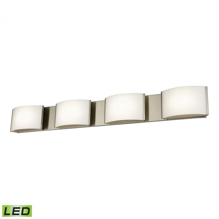 Alico (Elk) Pandora 4 Light Vanity Sconce In Satin Nickel Model: BVL914-10-16M