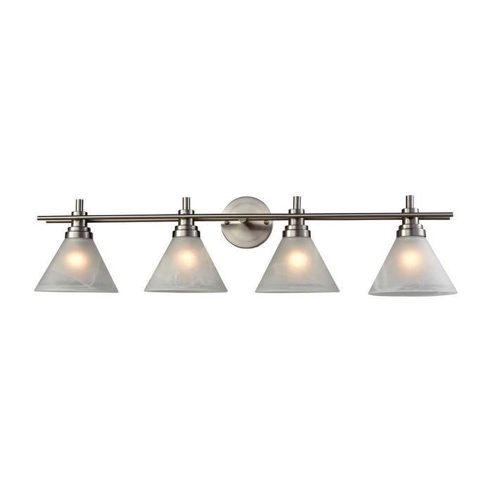 Elk Pemberton 4 Light Vanity Lamp In Brushed Model: 11403/4