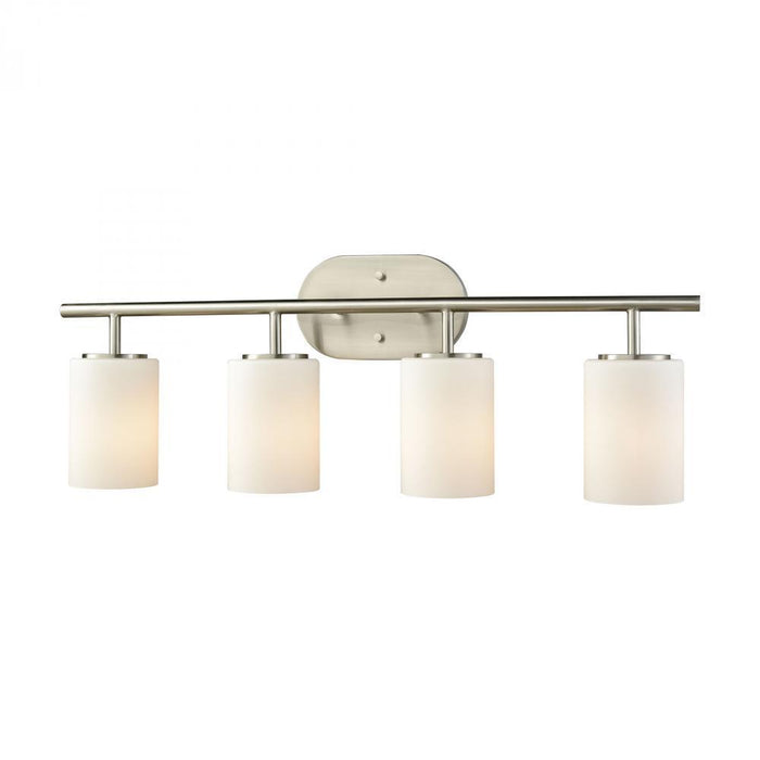 Elk Pemlico 4 Light Vanity Lamp In Satin Nickel Model: 57133/4