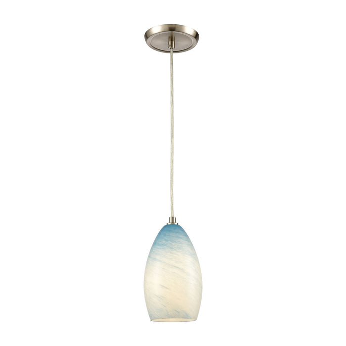 Elk Planetario 1 Light Mini Pendant In Satin Model: 30240/1