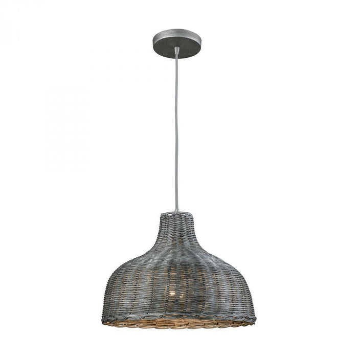 Elk Pleasant Fields 1 Light Pendant In Weathered Model: 31641/1