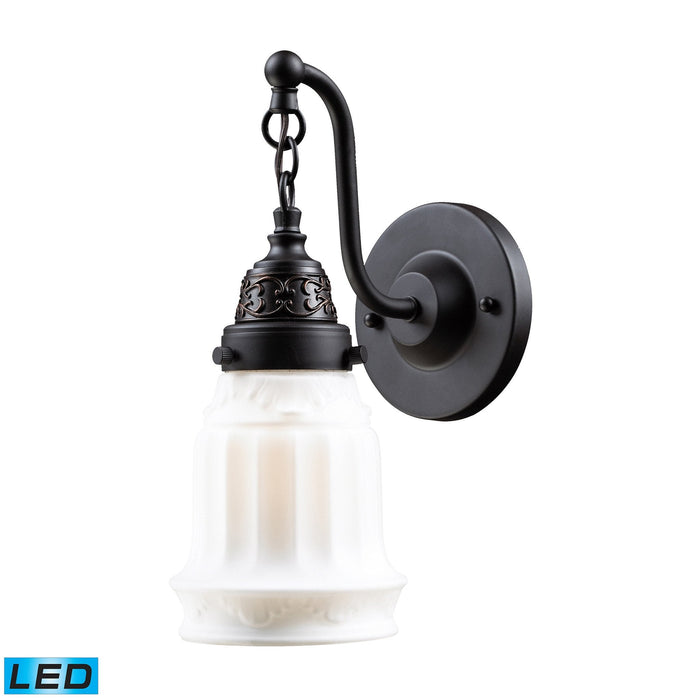 Elk Quinton Parlor 1 Light Wall Lamp In Oiled Model: 66210-1-LED