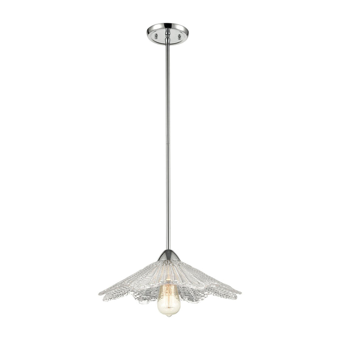 Elk Radiance 1 Light Pendant In Polished Chrome Model: 60176/1