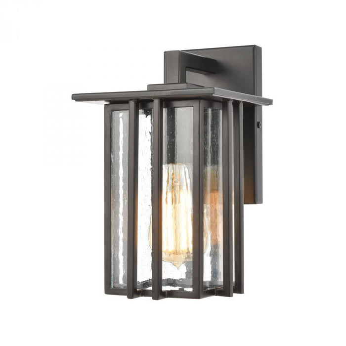 Elk Radnor 1 Light Sconce In Matte Black With Model: 46690/1