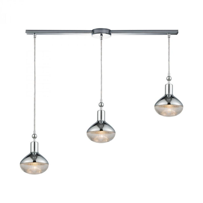 Elk Ravette 3 Light Linear Mini Pendant Fixture Model: 56623/3L