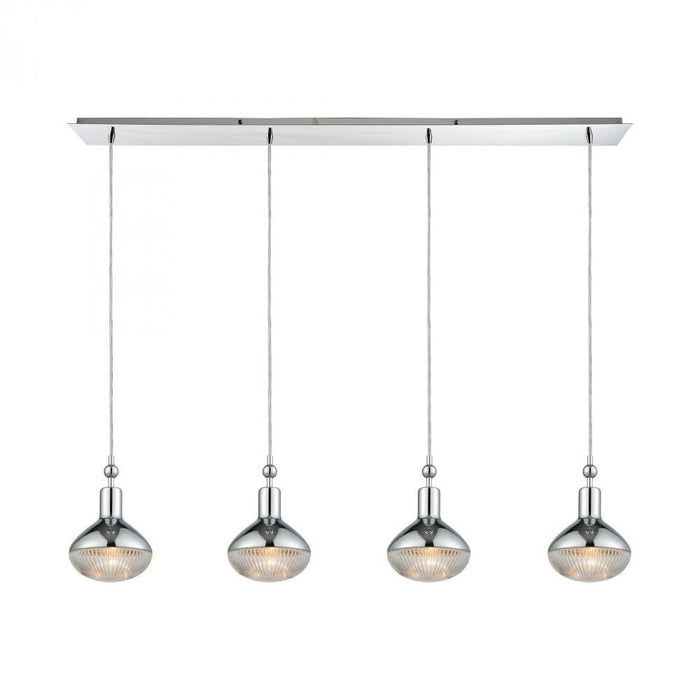 Elk Ravette 4 Light Linear Pendant Fixture In Model: 56623/4LP