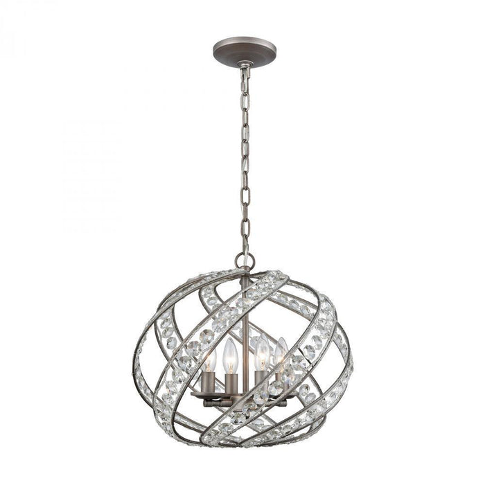 Elk Renaissance 4 Light Chandlier In Weathered Model: 16248/4