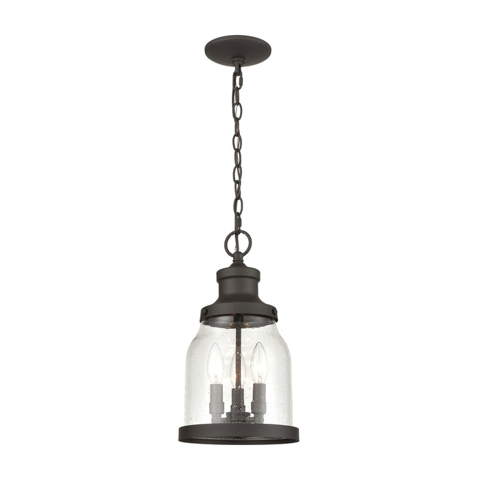 Elk Renford 3 Light Outdoor Pendant In Model: 45423/3