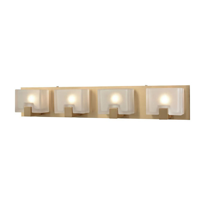 Elk Ridgecrest 4 Light Vanity Sconce In Satin Model: 11973/4