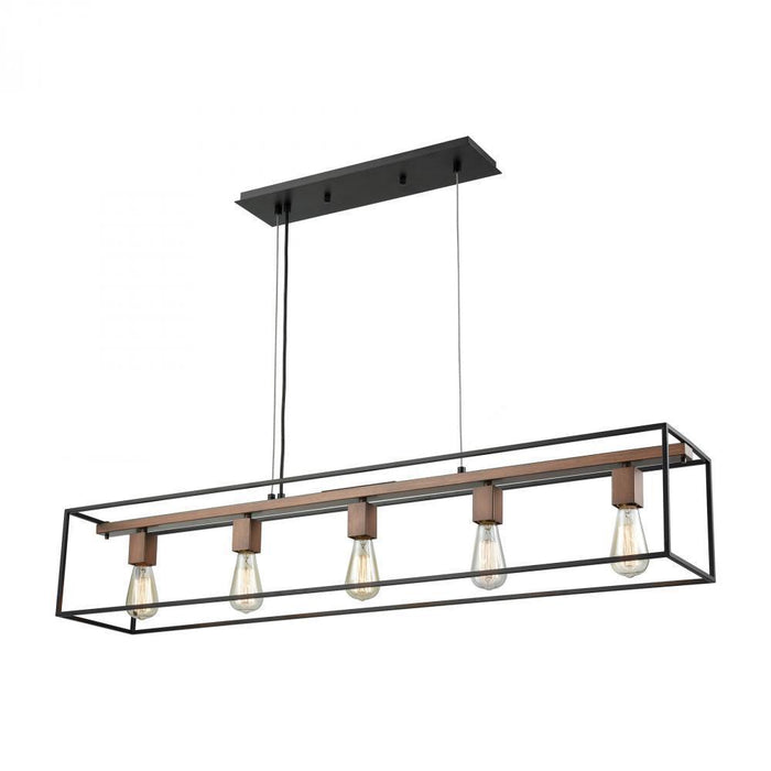 Elk Rigby 5 Light Chandelier In Oil Rubbed Bronze Model: 14463/5