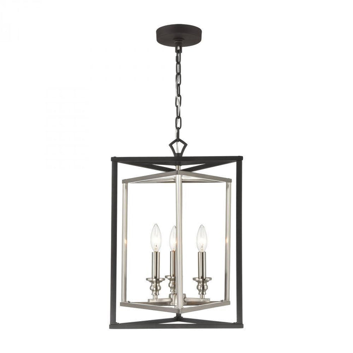 Elk Salinger 3 Light Pendant In Charcoal Model: 12235/3