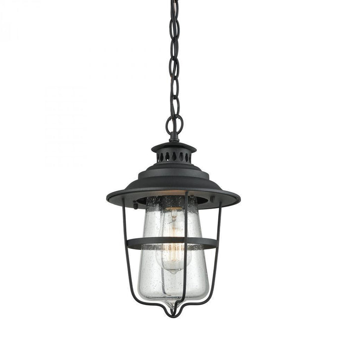 Elk San Mateo 1 Light Outdoor Pendant In Textured Model: 45121/1