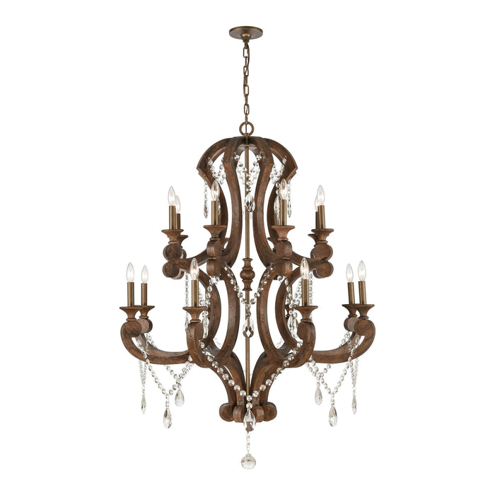 Elk San Sebastian 16 Light Chandelier In Spanish Model: 12258/16