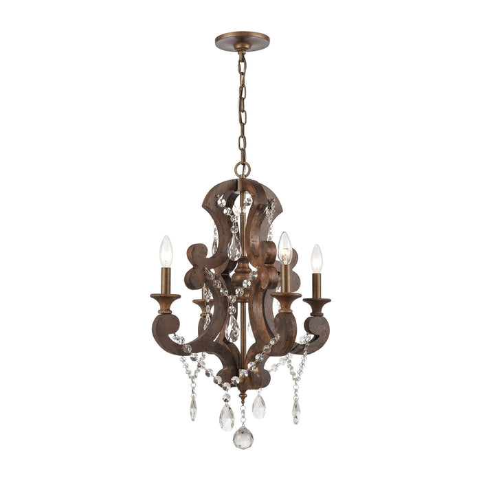 Elk San Sebastian 4 Light Chandelier In Spanish Model: 12255/4