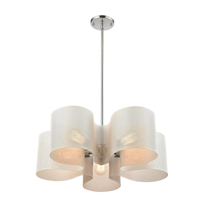 Elk Santa Barbara 5 Light Chandelier In Polished Model: 60154/5