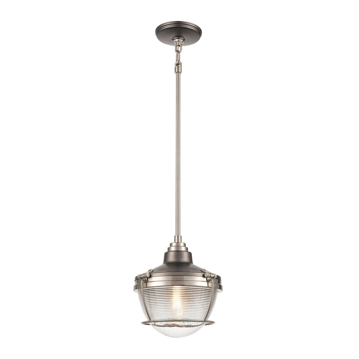 Elk Seaway Passage 1 Light Mini Pendant In Black Model: 16515/1