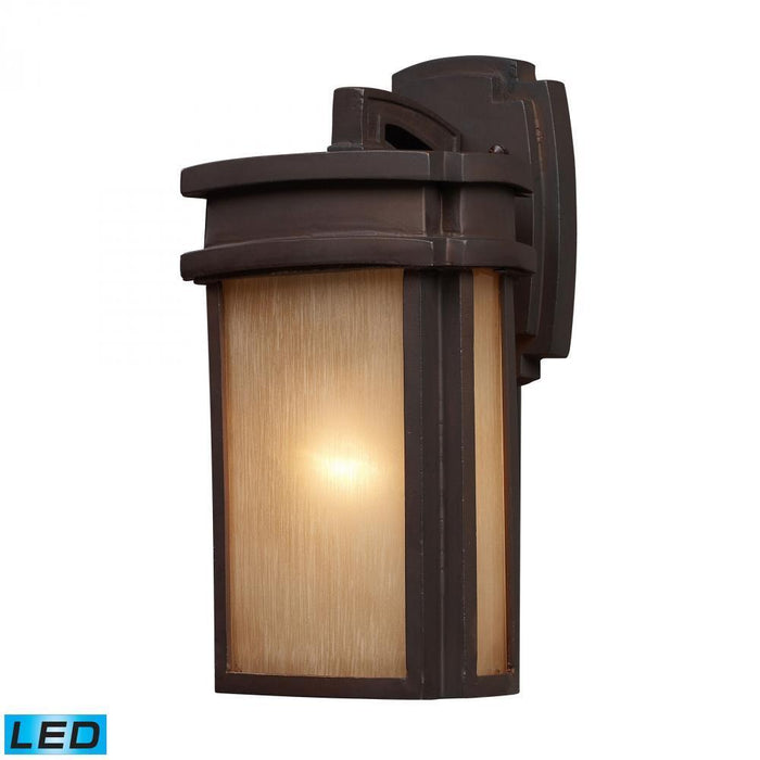 Elk Sedona 1 Light Outdoor Wall Lamp In Clay Model: 42140/1-LED