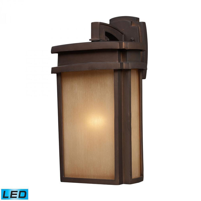 Elk Sedona 1 Light Outdoor Wall Lamp In Clay Model: 42141/1-LED