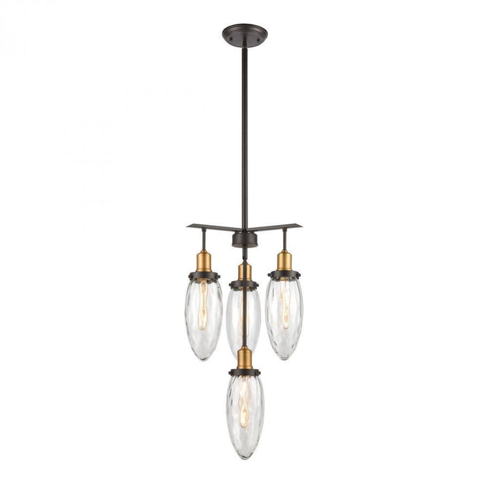 Elk Shinzu 4 Light Chandelier In Oil Rubbed Model: 16327/4