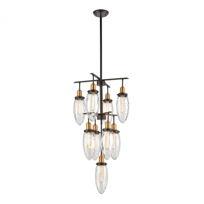 Elk Shinzu 9 Light Chandelier In Oil Rubbed Model: 16328/9