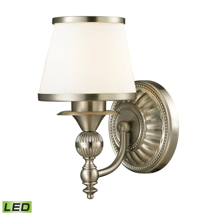 Elk Smithfield 1 Light Vanity Lamp In Brushed Model: 11600/1-LED