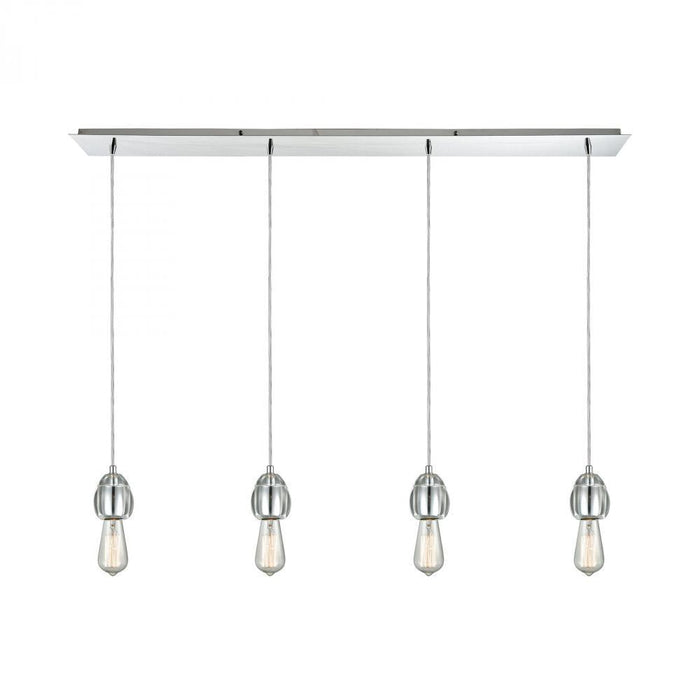 Elk Socketholder 4 Light Linear Pendant Fixture Model: 32221/4LP