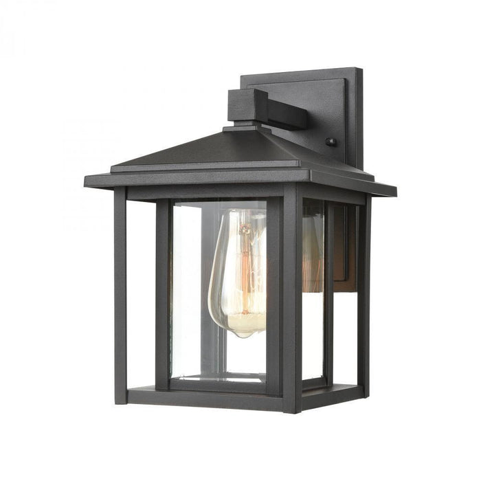 Elk Solitude 1 Light Sconce In Matte Black With Model: 87130/1