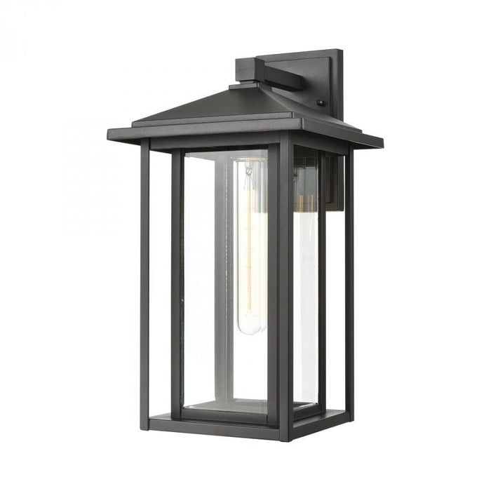 Elk Solitude 1 Light Sconce In Matte Black With Model: 87134/1