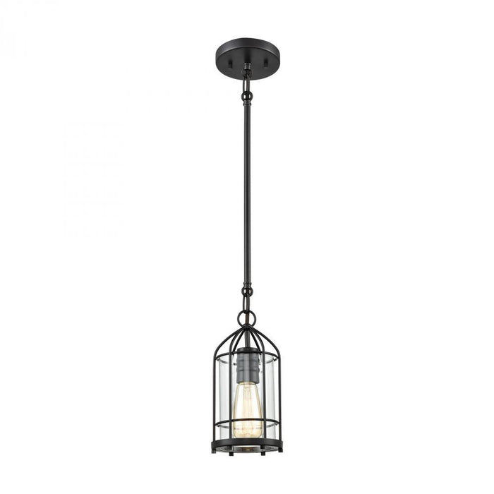 Elk Southwick 1 Light Mini Pendant In Oil Rubbed Model: 46284/1