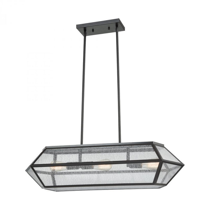 Elk Spencer 3 Light Linear Chandelier In Oil Model: 10354/3