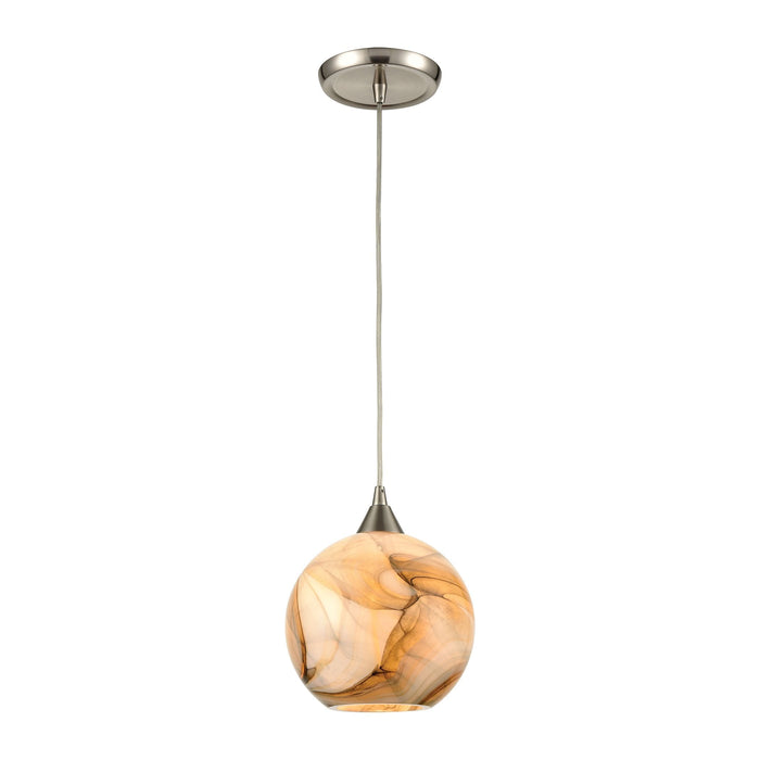 Elk Splitrock 1 Light Mini Pendant In Satin Model: 60245/1