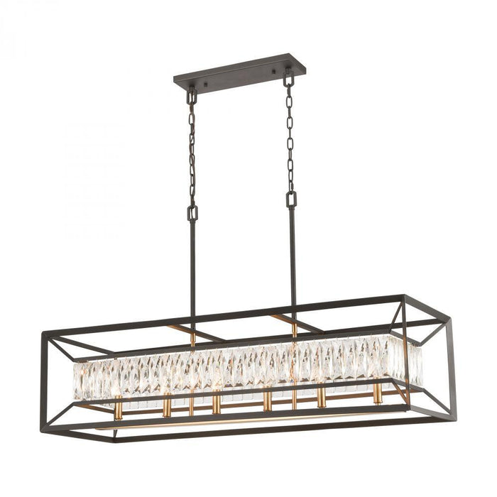 Elk Starlight 6 Light Linear Chandelier In Model: 11186/6