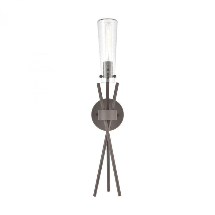 Elk Stix 1 Light Sconce In Bronze Rust With Seedy Model: 57240/1