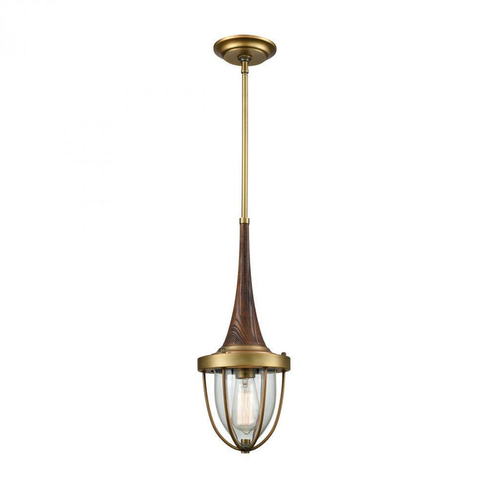 Elk Sturgis 1 Light Mini Pendant In Brushed Model: 33140/1