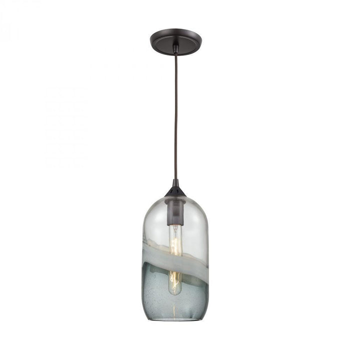 Elk Sutter Creek 1 Light Mini Pendant In Oiled Model: 25102/1