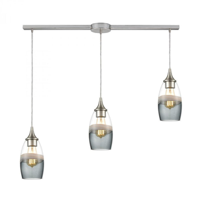 Elk Sutter Creek 3 Light Linear Mini Pendant Model: 25098/3L