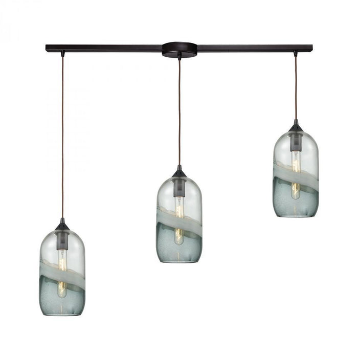 Elk Sutter Creek 3 Light Linear Mini Pendant Model: 25102/3L