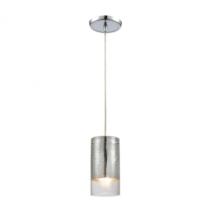 Elk Tallula 1 Light Mini Pendant In Chrome With Model: 10570/1