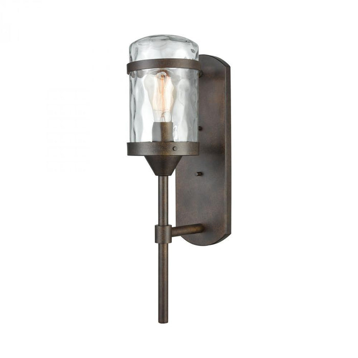 Elk Torch 1 Light Outdoor Wall Lamp In Hazelnut Model: 45411/1