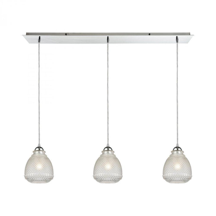 Elk Victoriana 3 Light Linear Mini Pendant Model: 56590/3LP