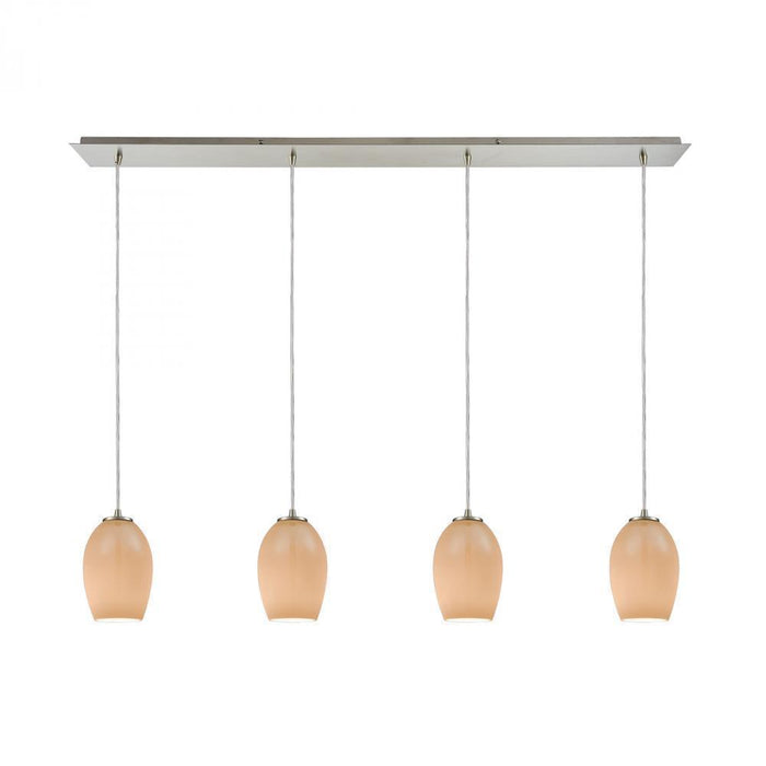 Elk Villiska 4 Light Linear Pendant Fixture In Model: 10930/4LP