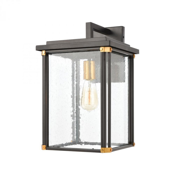 Elk Vincentown 1 Light Sconce In Matte Black With Model: 46722/1